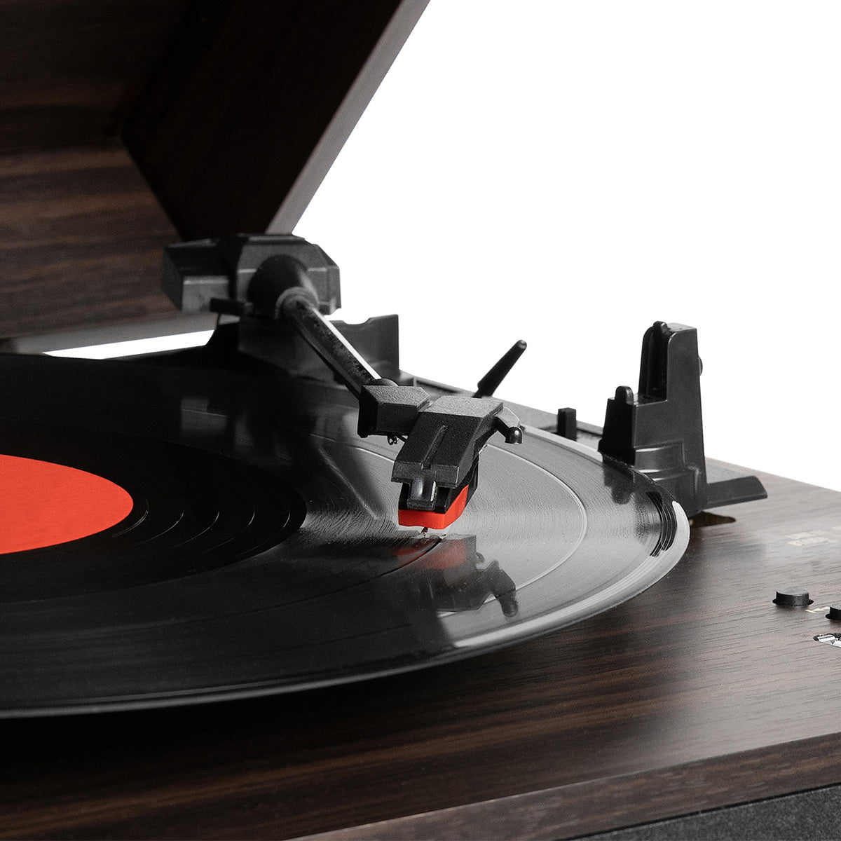 Victrola Liberty Bluetooth Record Player Stand with 3-Speed Turntable (Espresso)