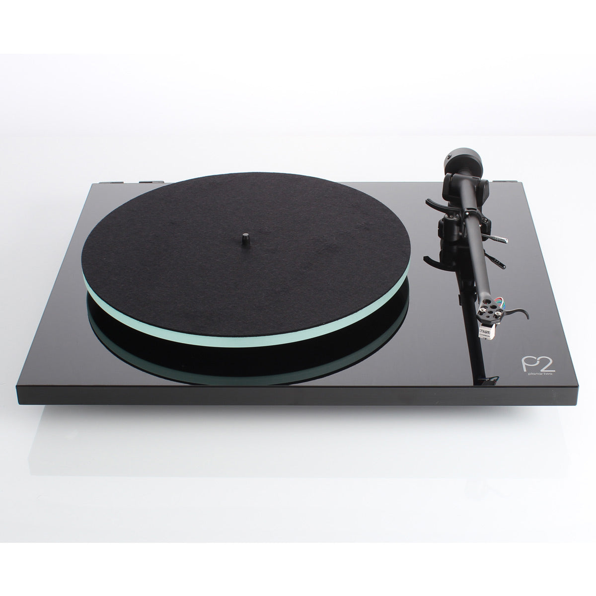 Rega Planar 2 Turntable with Premounted Carbon MM Cartridge (Gloss Black)