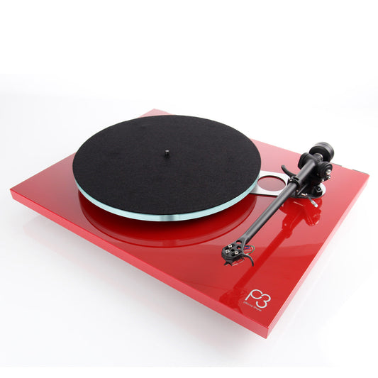 Rega Planar 3 Turntable with Elys 2 MM Cartridge (Gloss Red)