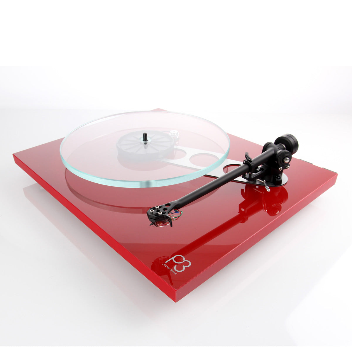 Rega Planar 3 Turntable with Elys 2 MM Cartridge (Gloss Red)