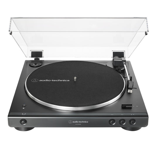 Audio-Technica AT-LP60XBT-BK Fully Automatic Belt-Drive Stereo Turntable with Bluetooth (Black)