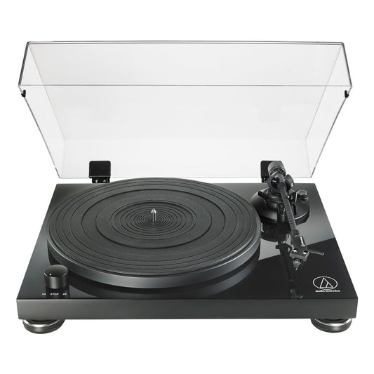 Audio-Technica AT-LPW50PB Fully Manual Belt-Drive Turntable (Piano Black)