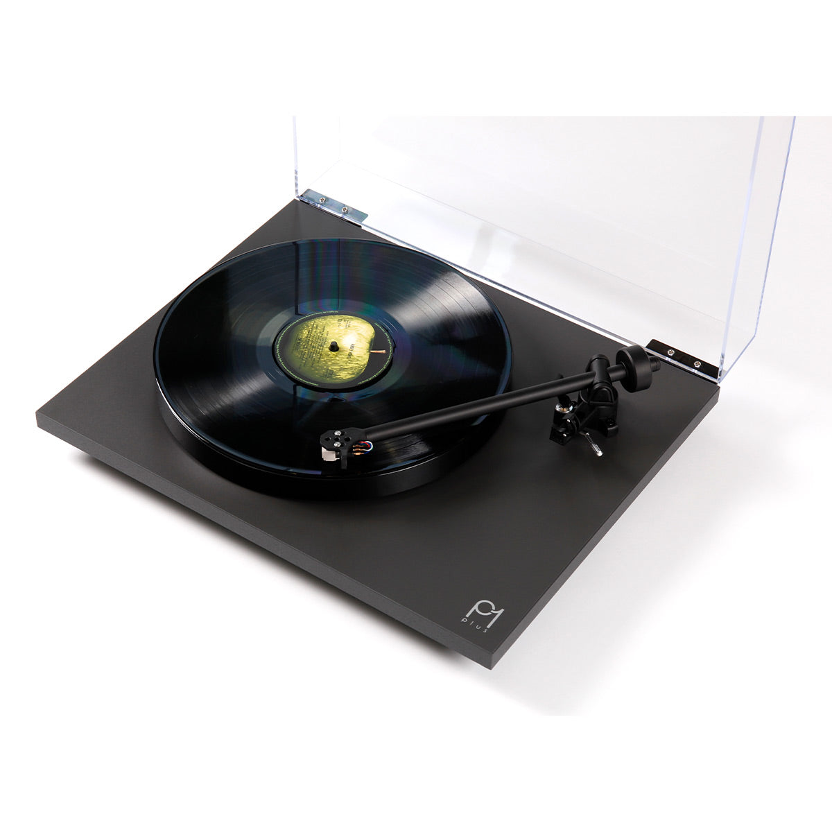 Rega Planar 1 Plus Turntable with Premounted Carbon MM Cartridge (Matte Black)