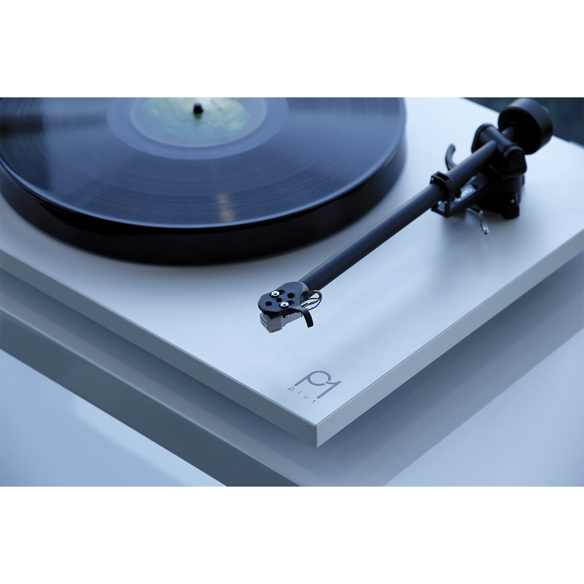 Rega Planar 1 Plus Turntable with Premounted Carbon MM Cartridge (Matte White)