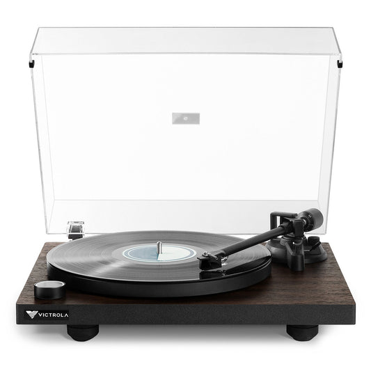 Victrola Premiere T1 Premium Turntable with Built-In Vinyl Stream Bluetooth Technology (Espresso)