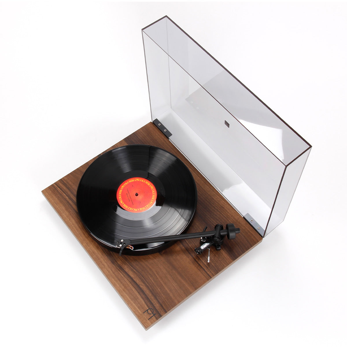 Rega Planar 1 Turntable with Pre-mounted Carbon MM Cartridge (Special Edition Walnut)