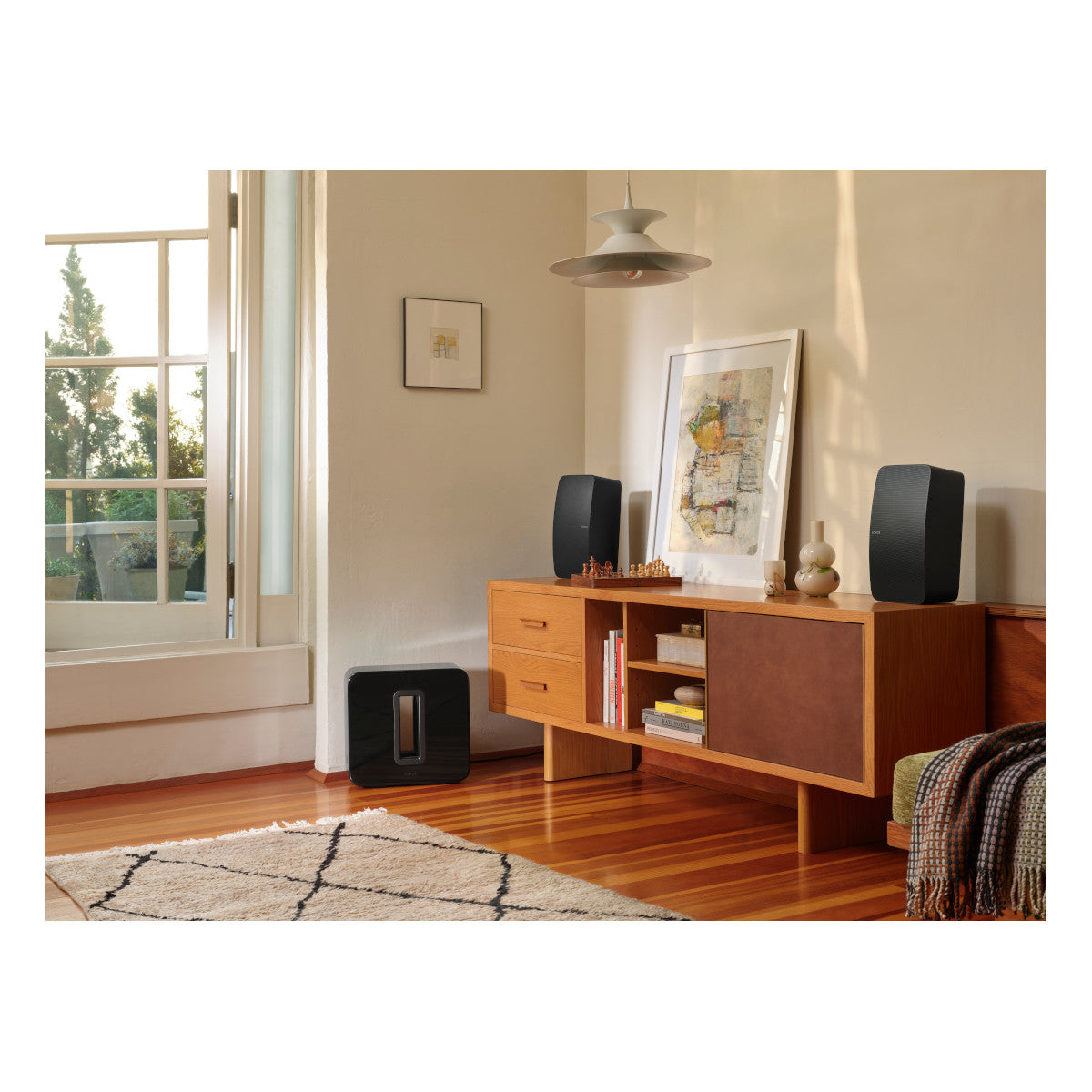 Victrola Stream Onyx Works with Sonos Wireless Turntable with Sonos Five Wireless Speaker for Streaming Music (Black)