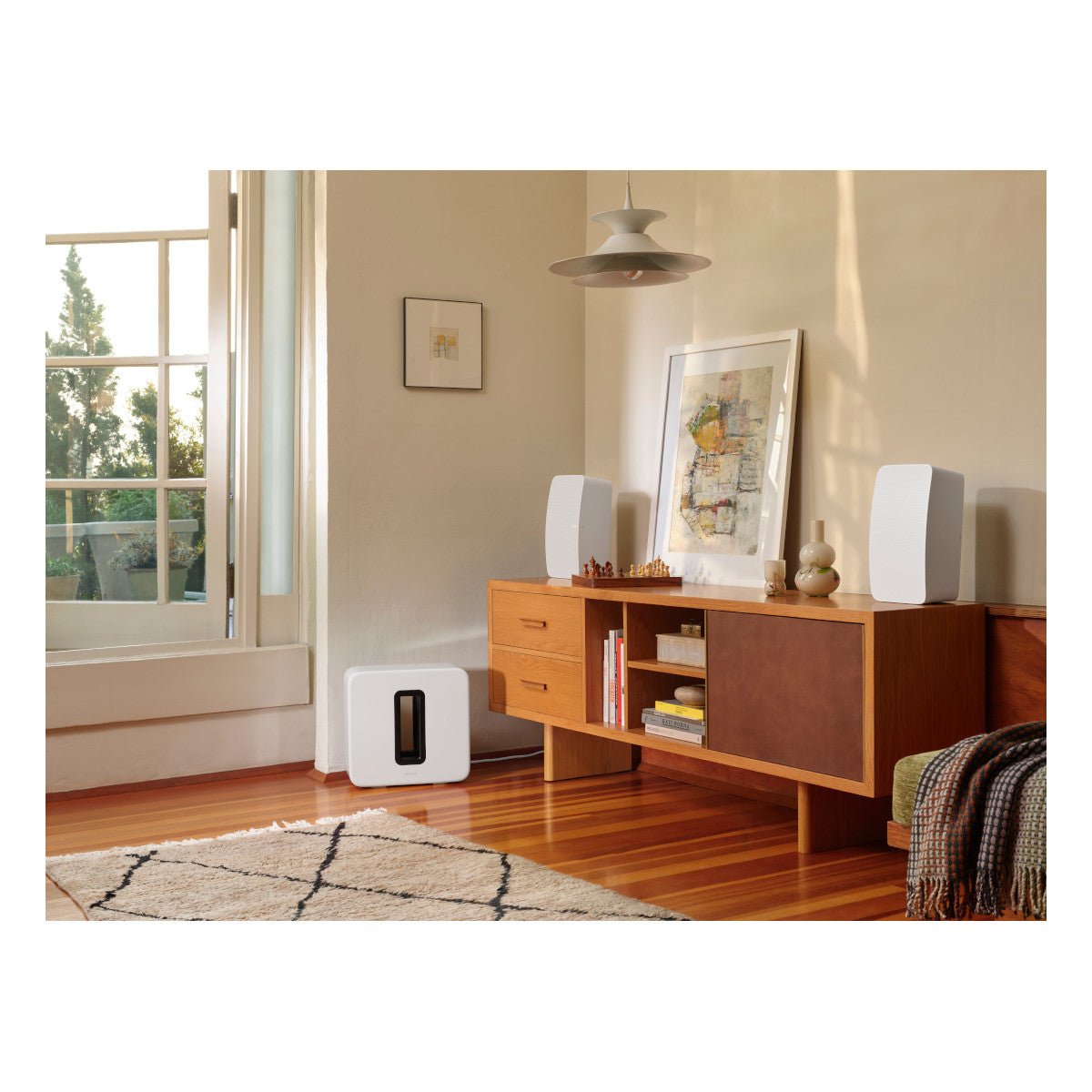 Victrola Stream Onyx Works with Sonos Wireless Turntable with Sonos Five Wireless Speaker for Streaming Music (White)