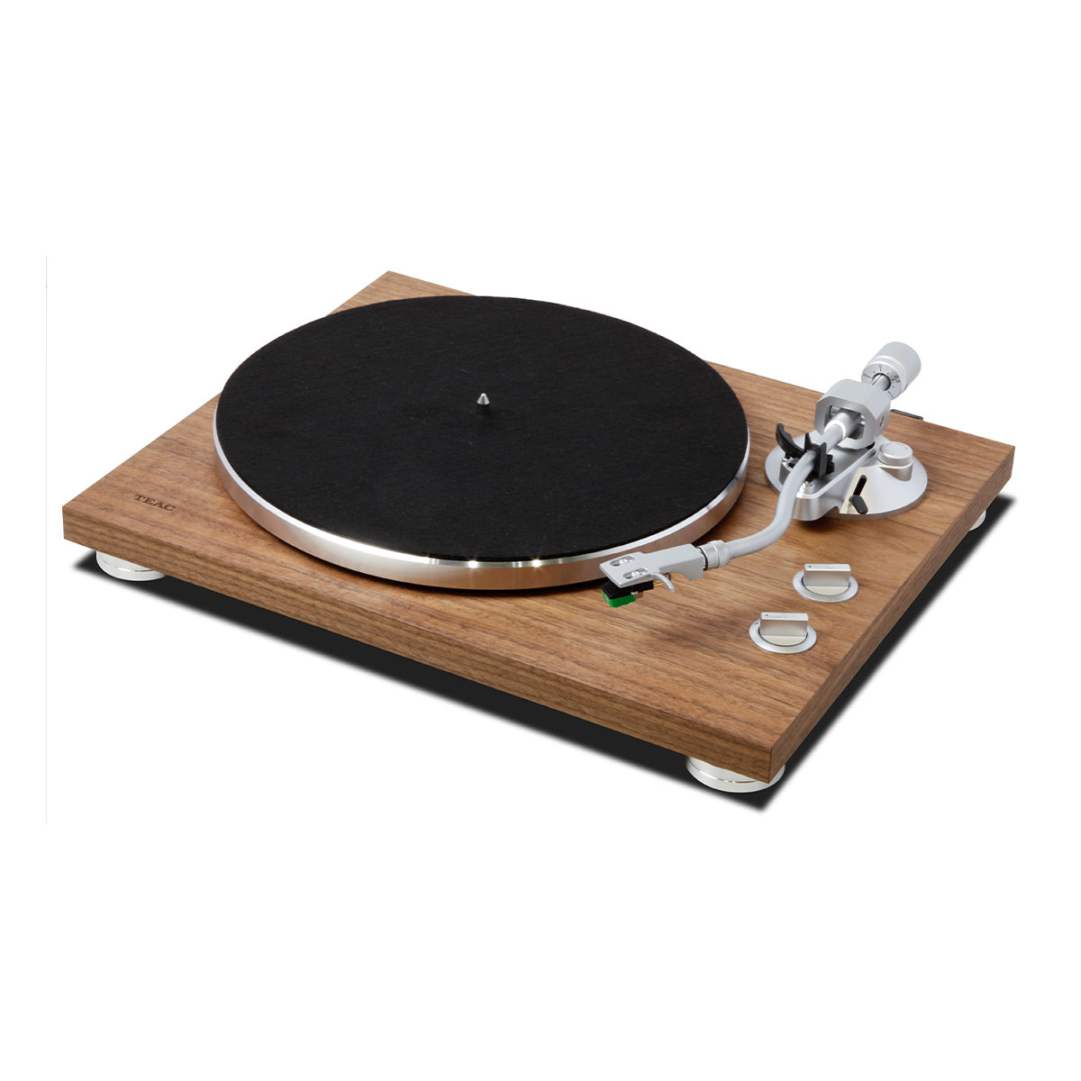 TEAC TN-400BT-X Belt-Drive Turntable with Bluetooth, Built-In Phono Amp, Anti-Skate, and Pre-Installed Audio-Technica MM Cartridge (Walnut)