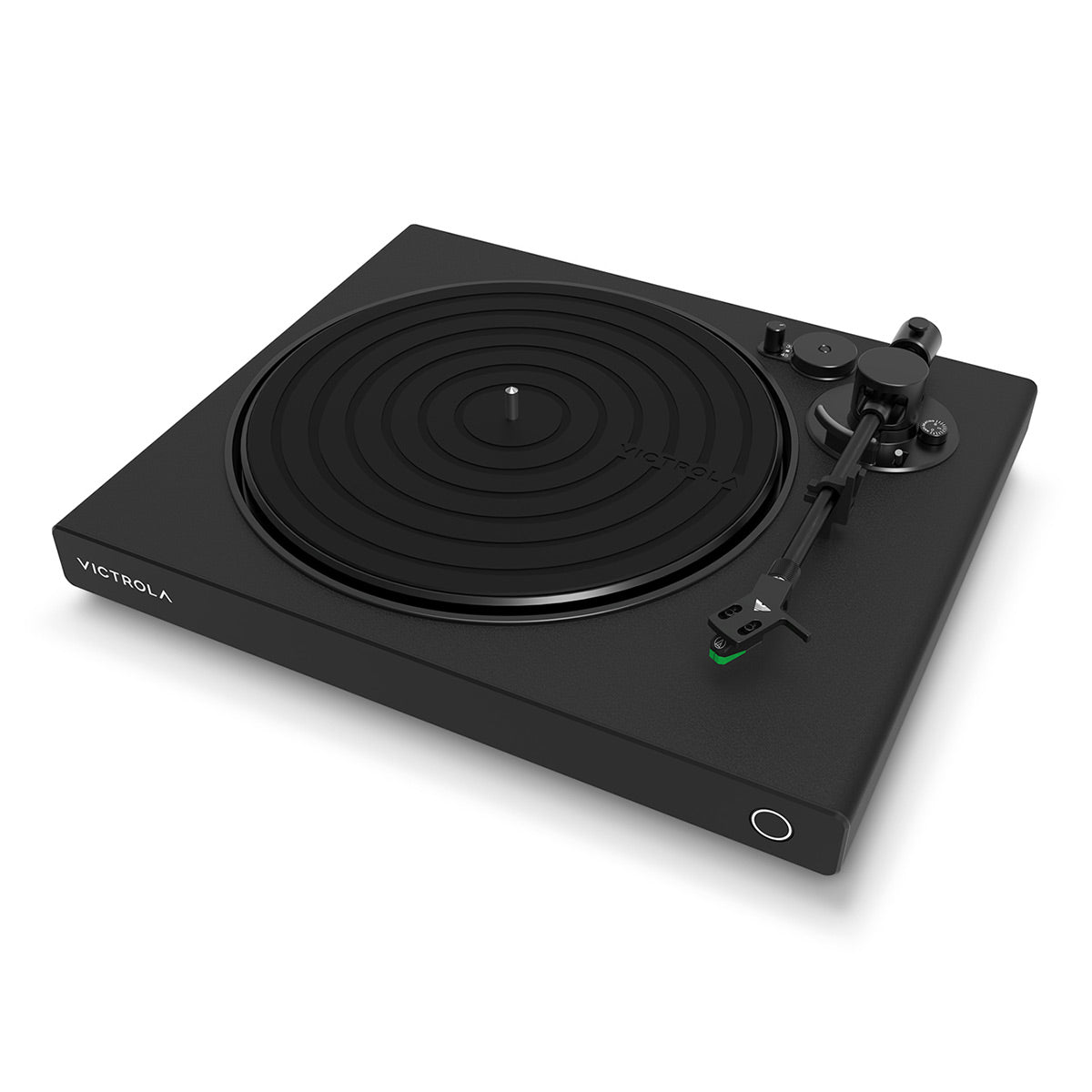 Victrola Hi-Res Onyx Bluetooth Turntable with aptX Adaptive Audio and Audio Technica AT-VM95E Cartridge