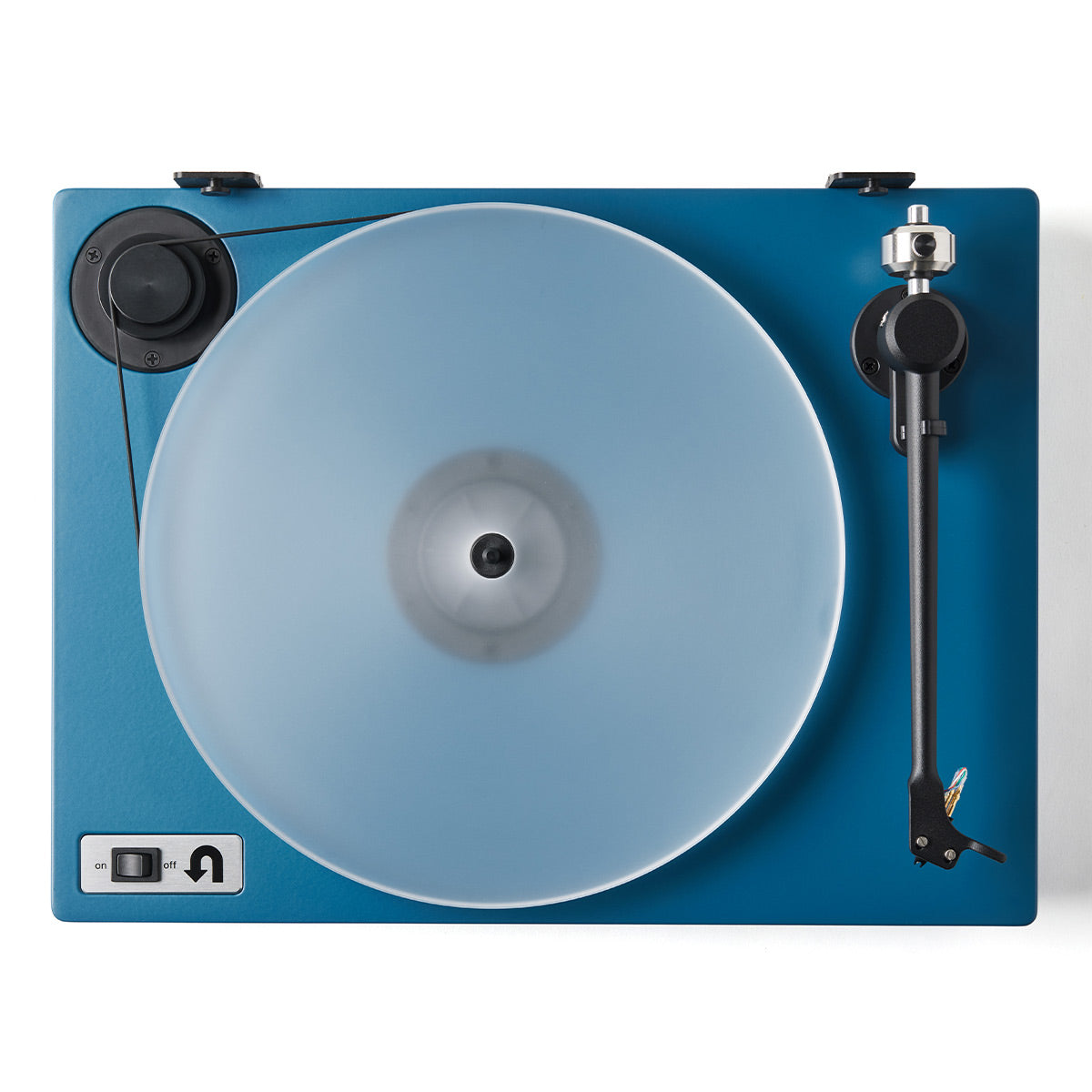 U-Turn Audio Orbit 2 Plus Turntable with Built-in Preamp and Ortofon OM 5E Cartridge (Blue)