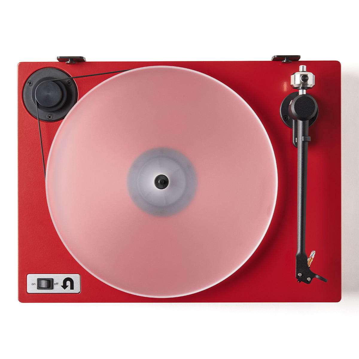 U-Turn Audio Orbit 2 Plus Turntable with Built-in Preamp and Ortofon OM 5E Cartridge (Red)