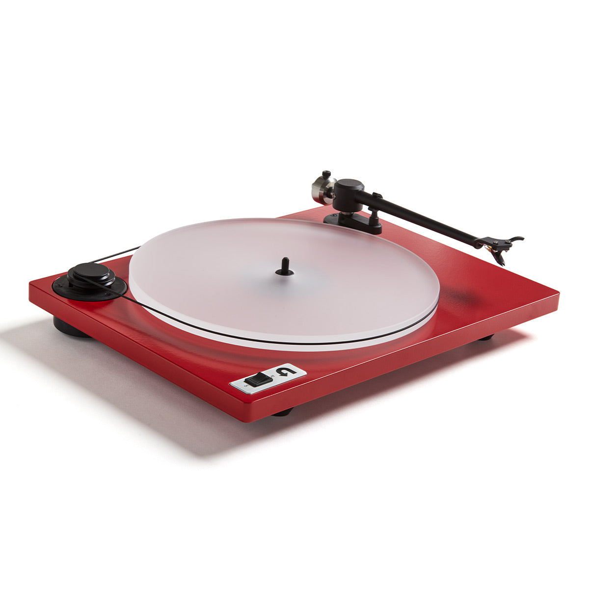 U-Turn Audio Orbit 2 Plus Turntable with Built-in Preamp and Ortofon OM 5E Cartridge (Red)