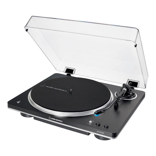 Audio-Technica AT-LP70XBT Fully-Automatic Bluetooth Wireless Turntable (Black/Silver)