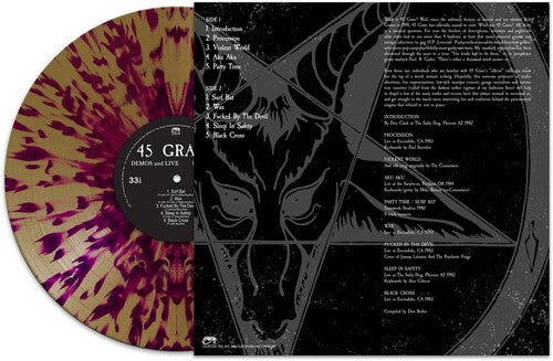 45 Grave: A Devil's Possessions - Demos & Live 1980-1983 - GOLD/PURPLE SPLATTER