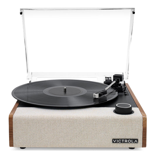 Victrola Eastwood II Bluetooth Turntable with Built-In Speakers (Oak)