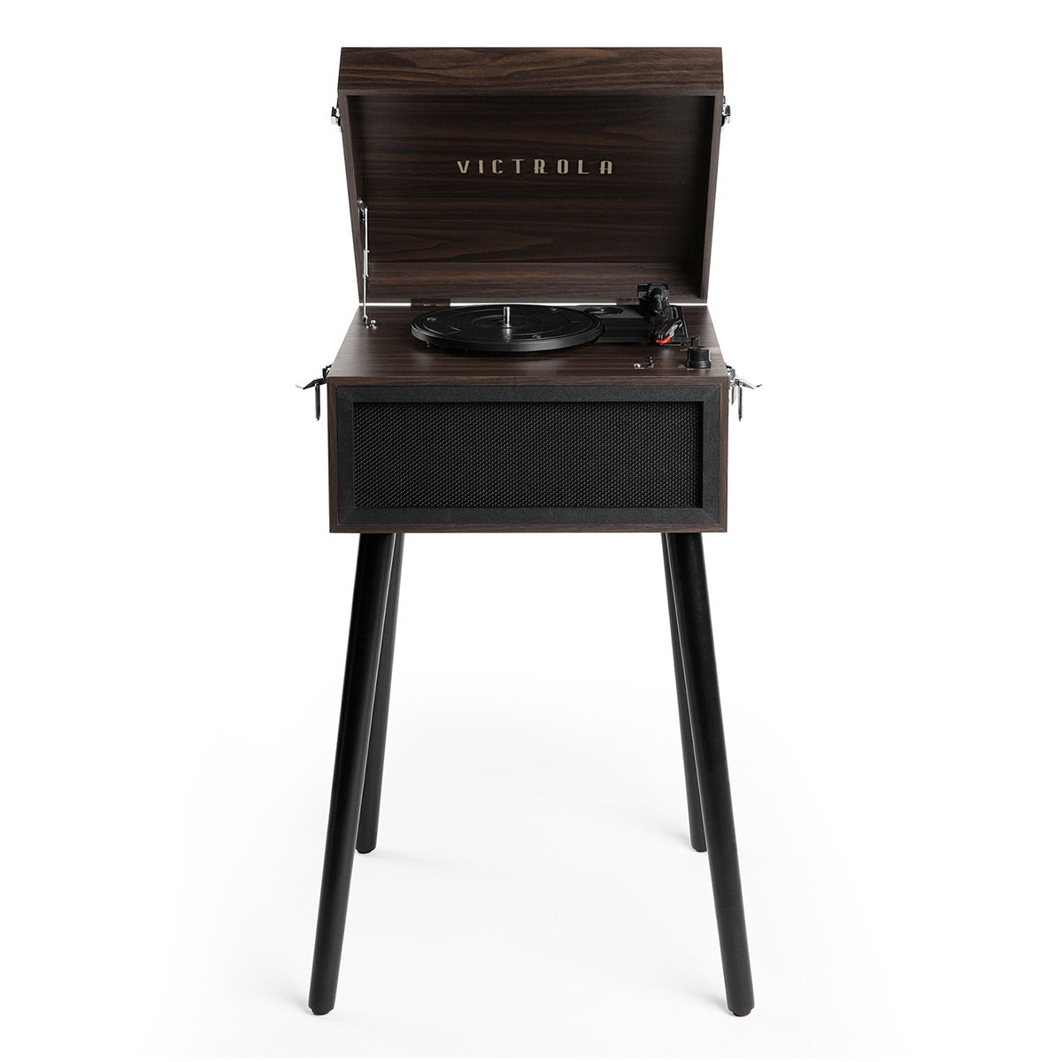 Victrola Liberty Bluetooth Record Player Stand with 3-Speed Turntable (Espresso)