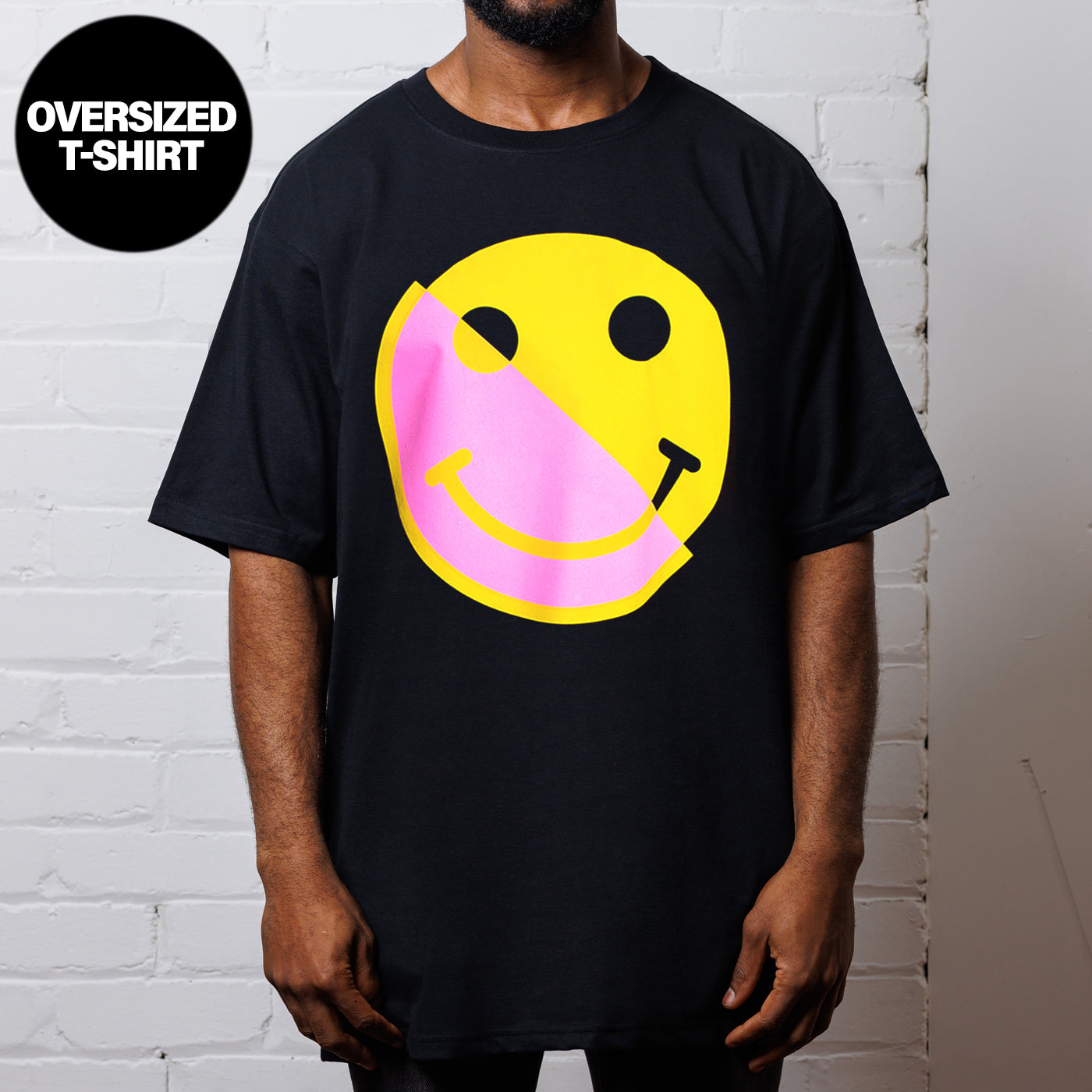 Acid Split - Oversized Tshirt - Black